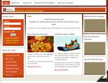 Tablet Screenshot of cottoncandylover.com